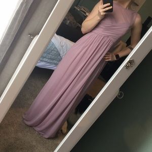 Dusty purple bridesmaid, prom, homecoming dress
